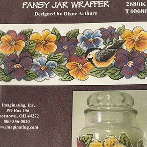 Imaginating Pansy Jar Wrapper Kit